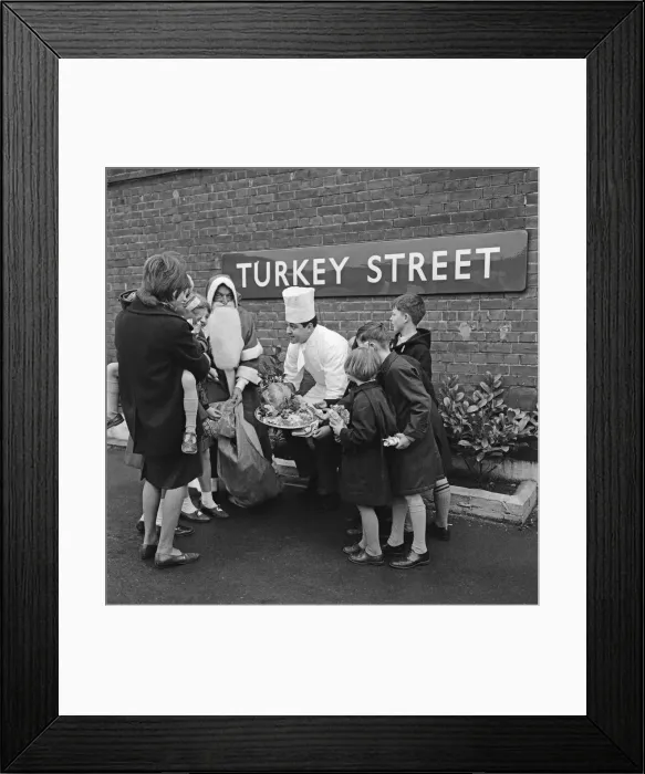 Framed Print : TURKEY TIME AT TURKEY STREET. When the 11. 44am train left Liverpool Street