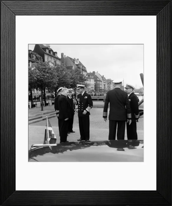 Framed Print : Queen Elizabeth II and Prince Philip, Duke of Edinburgh visit to Denmark Framed Print : Queen Elizabeth II and Prince Philip, Duke of Edinburgh visit to Denmark