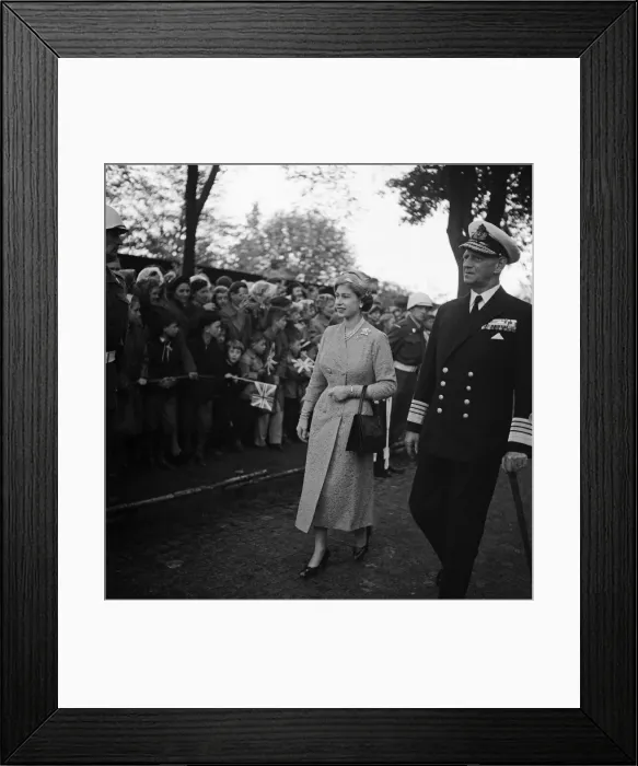 Framed Print : Queen Elizabeth II and Prince Philip, Duke of Edinburgh visit to Denmark Framed Print : Queen Elizabeth II and Prince Philip, Duke of Edinburgh visit to Denmark