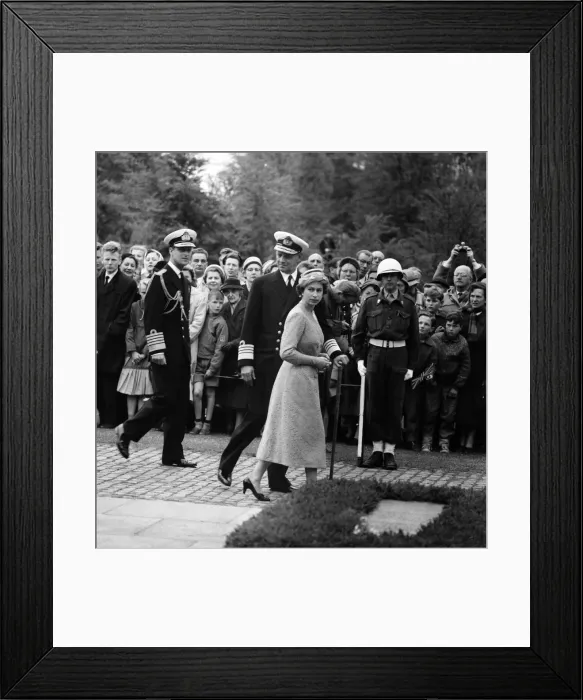 Framed Print : Queen Elizabeth II and Prince Philip, Duke of Edinburgh visit to Denmark Framed Print : Queen Elizabeth II and Prince Philip, Duke of Edinburgh visit to Denmark
