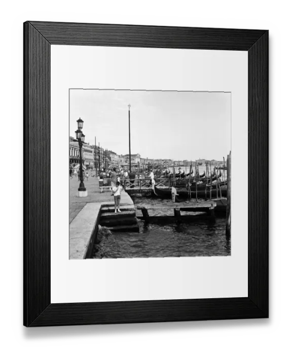 Framed Print : General scenes of Venice during the Venice Film Festival. September 1958 Framed Print : General scenes of Venice during the Venice Film Festival. September 1958