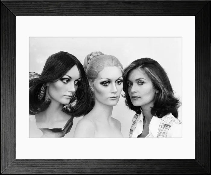 Framed Print : Alexandra Bastedo, British actress, who has been chosen to be the face for a new line of