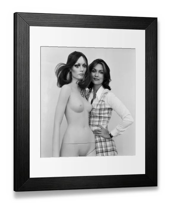 Framed Print : Alexandra Bastedo, British actress, who has been chosen to be the face for a new line of