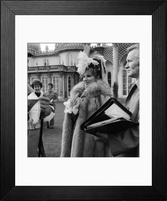 Framed Print : Barbra Streisand on the set of On a Clear Day You Can See Forever Framed Print : Barbra Streisand on the set of On a Clear Day You Can See Forever