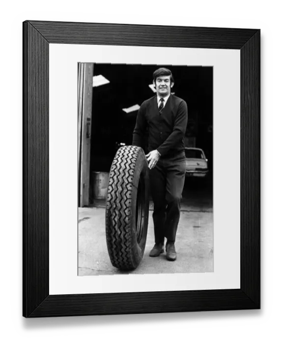 Framed Print : Former Walsall FC footballer Tony Richards. 19th January 1974