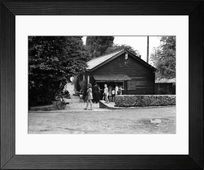 Framed Print : Canley Ford Milk bar, Coventry. 12th August 1969 Framed Print : Canley Ford Milk bar, Coventry. 12th August 1969
