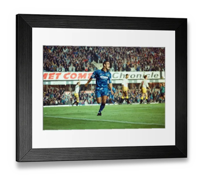 Framed Print : English Premier League match at St James Park. Newcastle United 4 - 2 Sheffield Wednesday