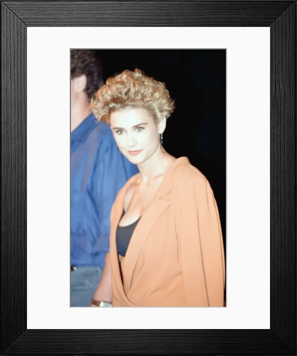 Framed Print : Deauville American Film Festival, Deauville, France, September 1990