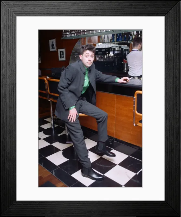 Framed Print : English-born Irish stand-up comedian, Sean Hughes. 7th February 1994 Framed Print : English-born Irish stand-up comedian, Sean Hughes. 7th February 1994