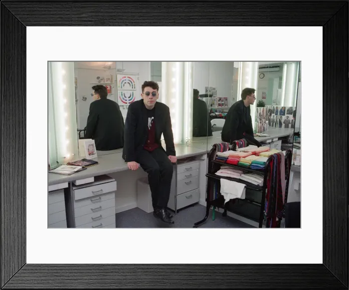 Framed Print : English-born Irish stand-up comedian, Sean Hughes. 7th February 1994 Framed Print : English-born Irish stand-up comedian, Sean Hughes. 7th February 1994