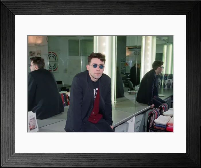 Framed Print : English-born Irish stand-up comedian, Sean Hughes. 7th February 1994 Framed Print : English-born Irish stand-up comedian, Sean Hughes. 7th February 1994