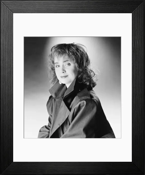 Framed Print : Lysette Anthony, British actress will be starring in new Dutch film Zoeken naar Eileen