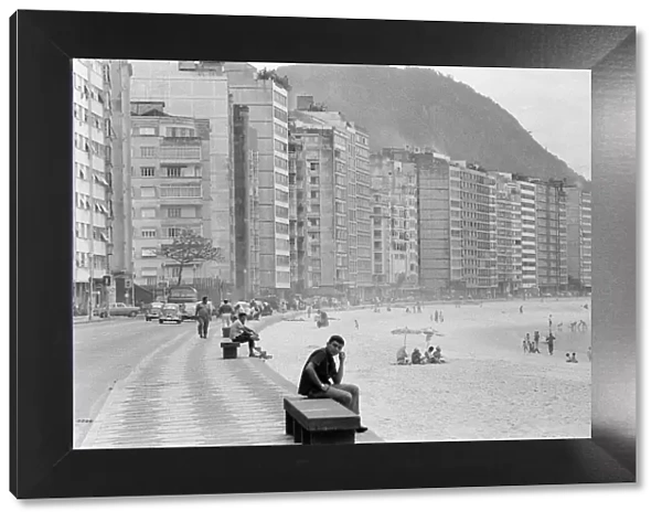 Copacabana Beach, Rio de Janeiro, Brazil, 24th October 1968