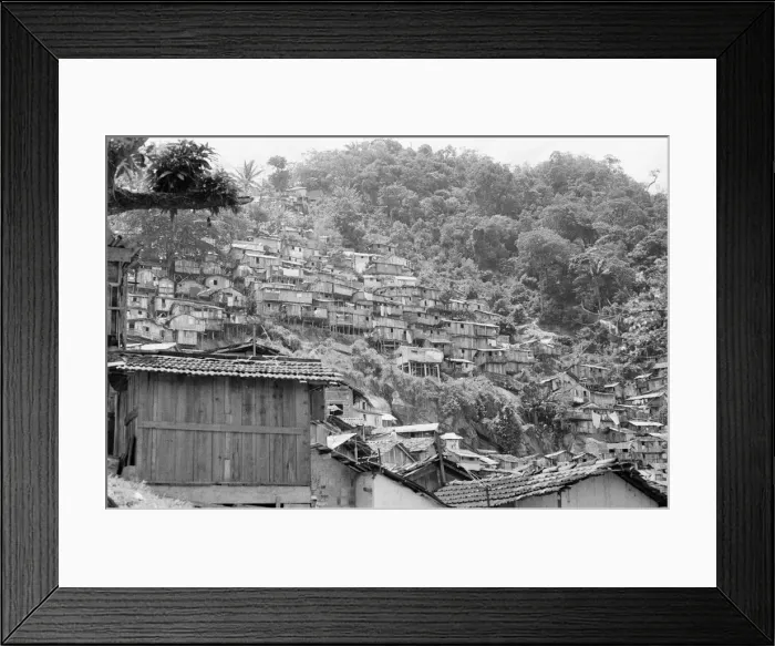 Framed Print : Favela, Rio de Janeiro, Brazil, 24th October 1968. Our picture shows Framed Print : Favela, Rio de Janeiro, Brazil, 24th October 1968. Our picture shows