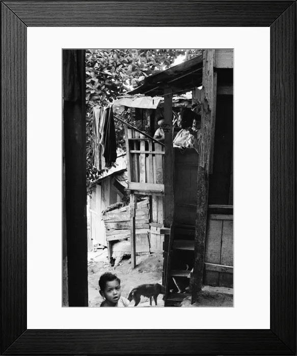 Framed Print : Favela, Rio de Janeiro, Brazil, 24th October 1968. Our picture shows Framed Print : Favela, Rio de Janeiro, Brazil, 24th October 1968. Our picture shows