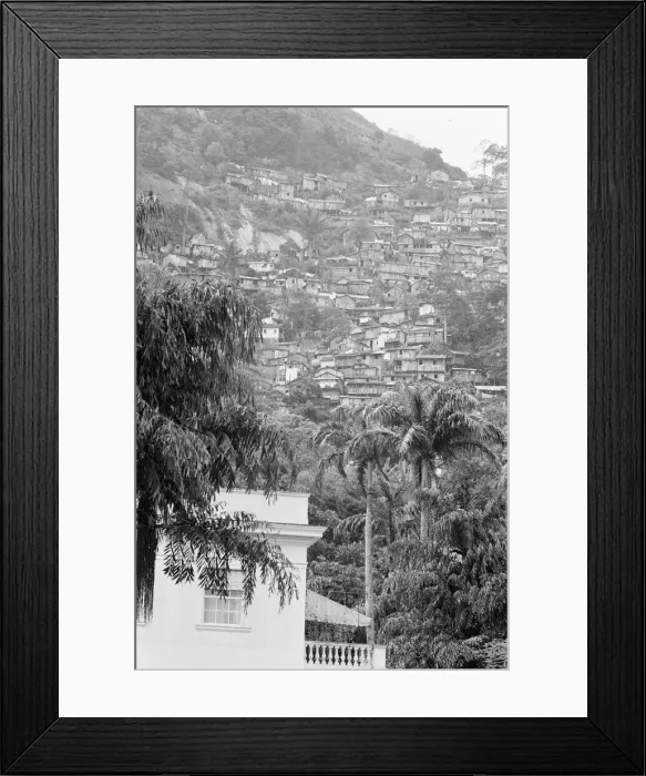 Framed Print : Favela, Rio de Janeiro, Brazil, 24th October 1968. Our picture shows Framed Print : Favela, Rio de Janeiro, Brazil, 24th October 1968. Our picture shows