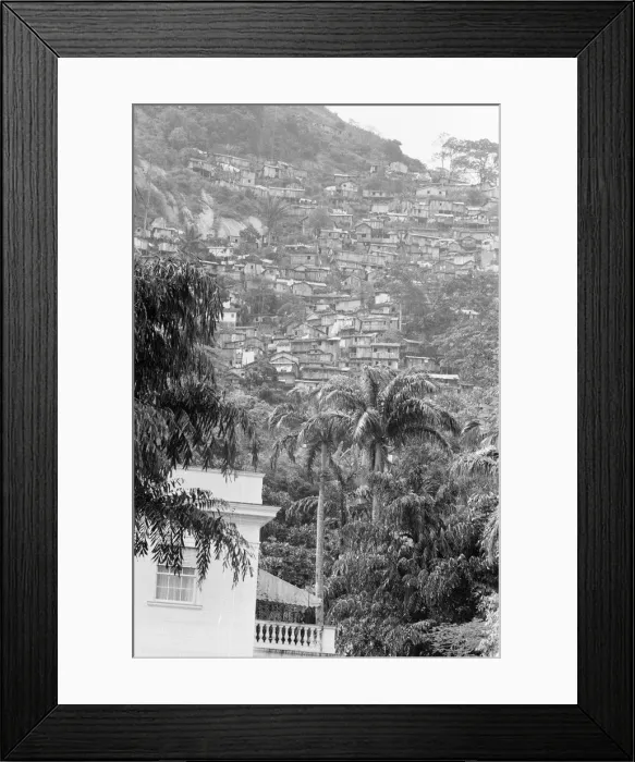 Framed Print : Favela, Rio de Janeiro, Brazil, 24th October 1968. Our picture shows Framed Print : Favela, Rio de Janeiro, Brazil, 24th October 1968. Our picture shows
