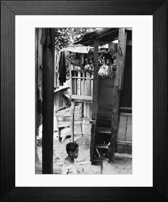 Framed Print : Favela, Rio de Janeiro, Brazil, 24th October 1968. Our picture shows Framed Print : Favela, Rio de Janeiro, Brazil, 24th October 1968. Our picture shows