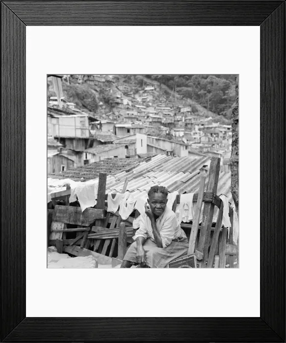 Framed Print : Favela, Rio de Janeiro, Brazil, 24th October 1968. Our picture shows Framed Print : Favela, Rio de Janeiro, Brazil, 24th October 1968. Our picture shows