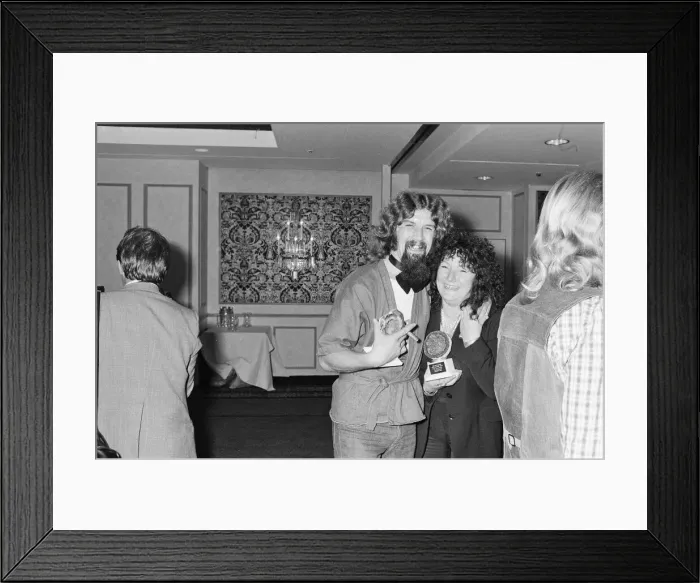 Framed Print : 1975 Melody Maker Reader Poll Results. Our picture shows Maggie Framed Print : 1975 Melody Maker Reader Poll Results. Our picture shows Maggie