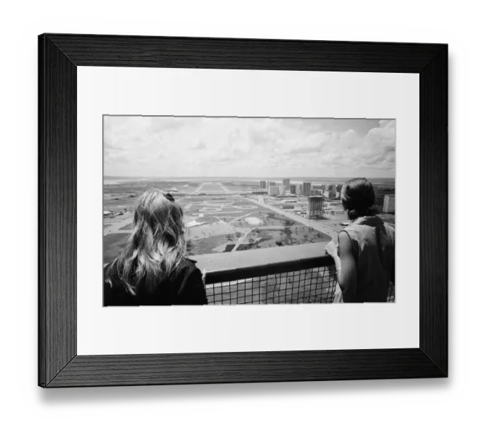 Framed Print : A view of Brasilia, the planned city that became Brazils capital in 1960