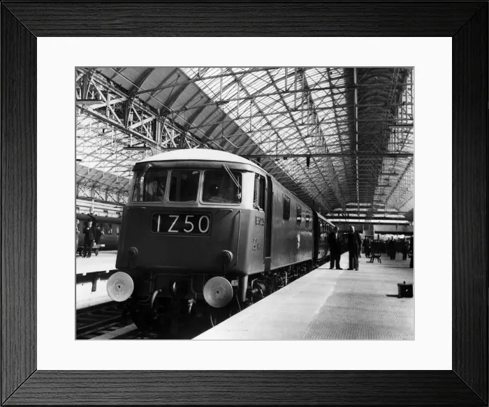 Framed Print : A British Rail Class 83 express locomotive electric train