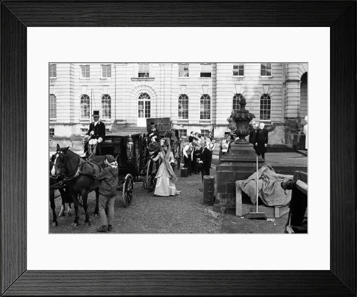 Framed Print : Sophia Loren filming Lady L'. March 1965