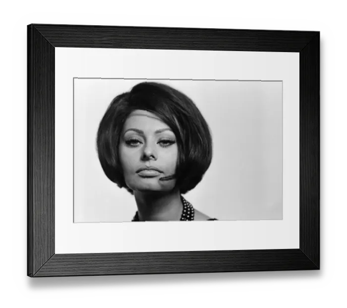 Framed Print : Sophia Loren at a reception in the River Room of the Savoy Hotel