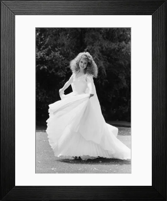 Framed Print : Lysette Anthony, British actress aged 18 years old, on set of new film Krull Framed Print : Lysette Anthony, British actress aged 18 years old, on set of new film Krull