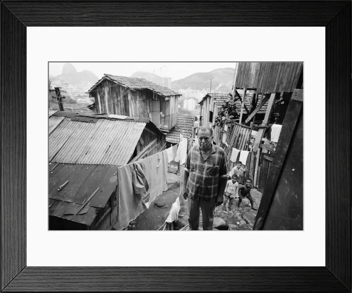 Framed Print : Favela, Rio de Janeiro, Brazil, 24th October 1968. Our picture shows Framed Print : Favela, Rio de Janeiro, Brazil, 24th October 1968. Our picture shows