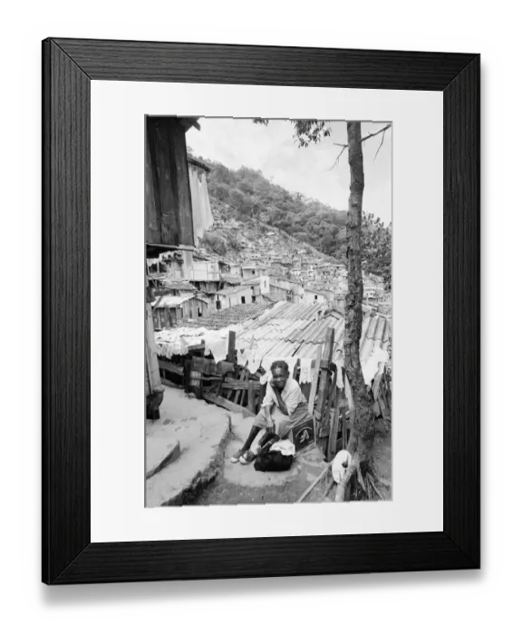 Framed Print : Favela, Rio de Janeiro, Brazil, 24th October 1968. Our picture shows Framed Print : Favela, Rio de Janeiro, Brazil, 24th October 1968. Our picture shows