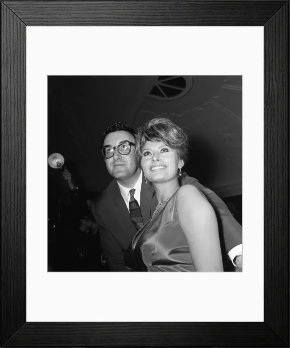 Framed Print : Sophia Loren with Peter Sellers. They will be starring together in the Dimitri de Framed Print : Sophia Loren with Peter Sellers. They will be starring together in the Dimitri de