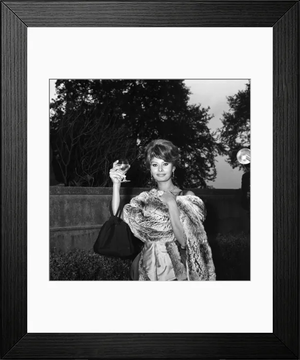 Framed Print : Sophia Loren, who will be starring with Peter Sellers in the Dimitri de Grunwald
