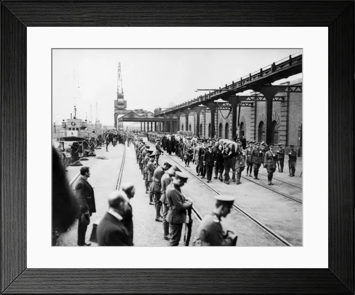 Framed Print : Funeral of the Unknown Warrior. 11 / 11 / 1920 Funeral procession at Dover Framed Print : Funeral of the Unknown Warrior. 11 / 11 / 1920 Funeral procession at Dover