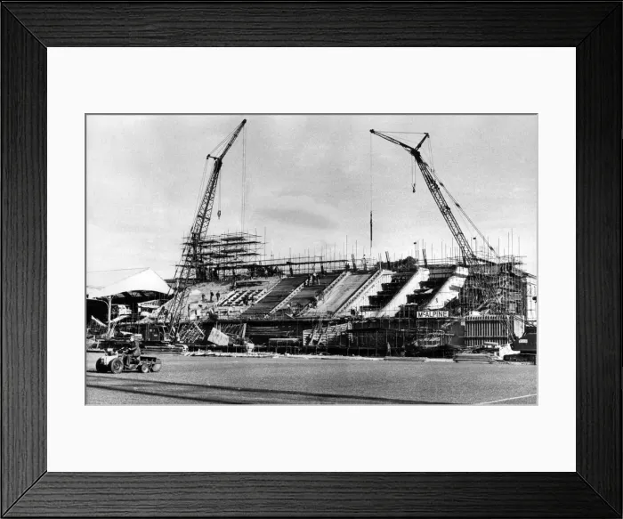 Framed Print : St James Park football stadium in Newcastle upon Tyne