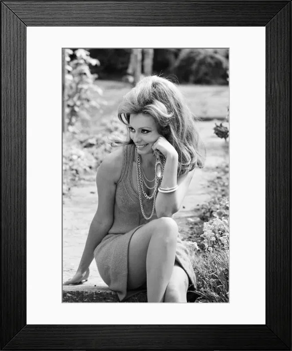 Framed Print : Claudie Lange, Belgian actress and model, photo-call ahead of new film, Crossplot Framed Print : Claudie Lange, Belgian actress and model, photo-call ahead of new film, Crossplot