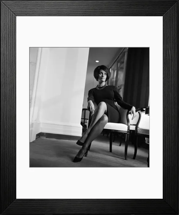 Framed Print : Sophia Loren at a reception in the River Room of the Savoy Hotel