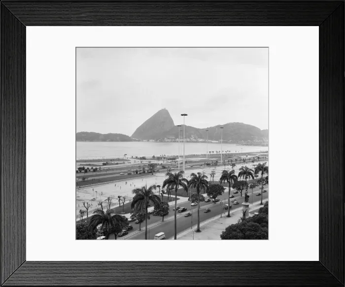 Framed Print : Sugarloaf Mountain on the shores of Rio de Janeiro, Brazil, December 1969 Framed Print : Sugarloaf Mountain on the shores of Rio de Janeiro, Brazil, December 1969