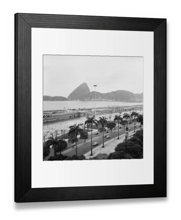 Framed Print : Sugarloaf Mountain on the shores of Rio de Janeiro, Brazil, December 1969 Framed Print : Sugarloaf Mountain on the shores of Rio de Janeiro, Brazil, December 1969
