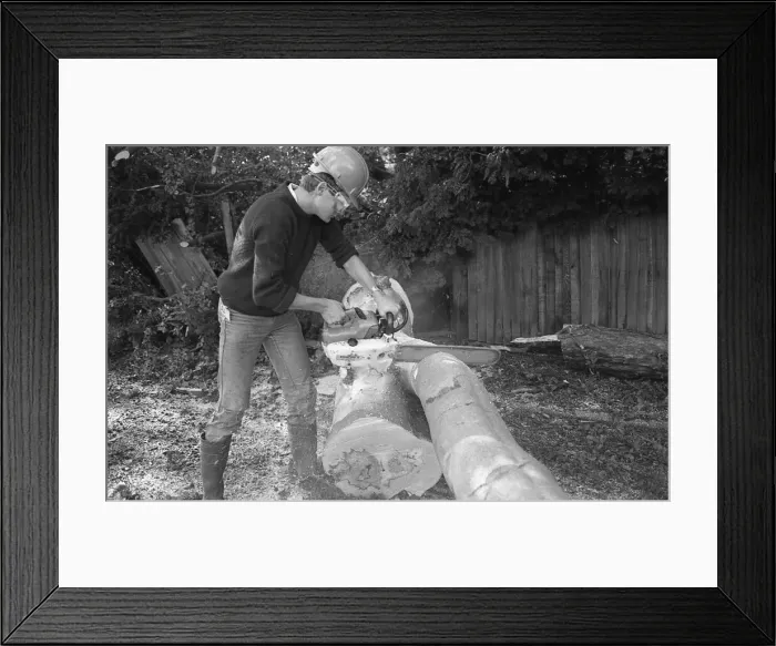 Framed Print : The Great Storm of 1987 - The night of the 15th-16th October - Stories from the Surrey