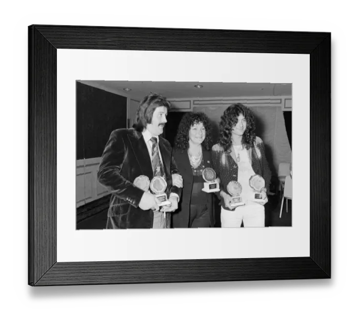 Framed Print : 1975 Melody Maker Reader Poll Results. Our picture shows Maggie Framed Print : 1975 Melody Maker Reader Poll Results. Our picture shows Maggie