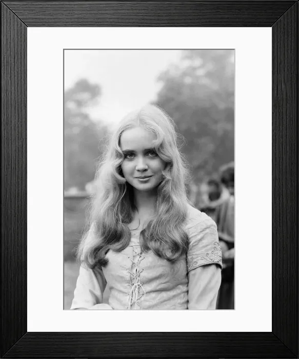Framed Print : Lysette Anthony, British actress aged 17 years old, on set of new television film Ivanhoe Framed Print : Lysette Anthony, British actress aged 17 years old, on set of new television film Ivanhoe