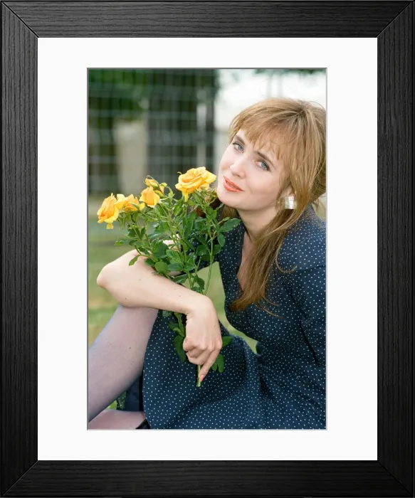 Framed Print : Actress Lysette Anthony. 10th July 1990
