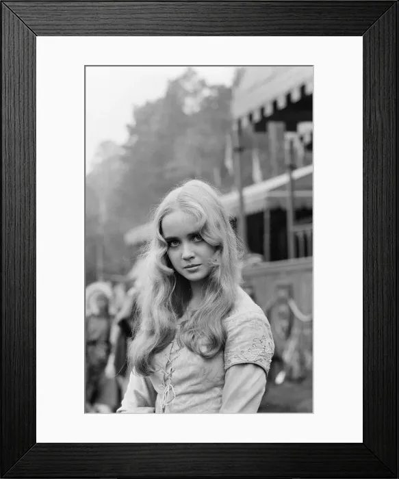 Framed Print : Lysette Anthony, British actress aged 17 years old, on set of new television film Ivanhoe Framed Print : Lysette Anthony, British actress aged 17 years old, on set of new television film Ivanhoe