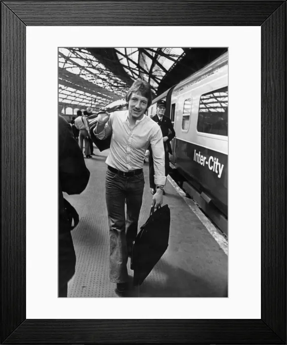 Framed Print : Jimmy Case at Lime Street Station, Liverpool. Circa 1976 Framed Print : Jimmy Case at Lime Street Station, Liverpool. Circa 1976