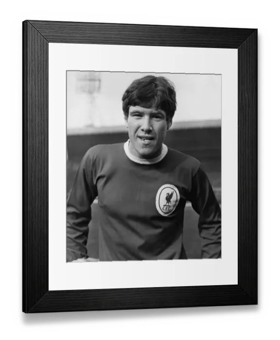 Framed Print : Liverpool footballer Emlyn Hughes in his earlier days. Circa 1967