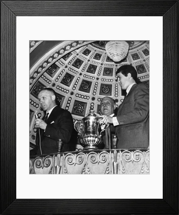 Framed Print : Liverpool manager Bill Shankly pictured on the Liverpool team return to the city Framed Print : Liverpool manager Bill Shankly pictured on the Liverpool team return to the city