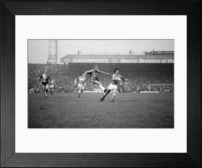 Framed Print : Birmingham City 1-2 Aston Villa, league division 2 match at St Andrews Framed Print : Birmingham City 1-2 Aston Villa, league division 2 match at St Andrews