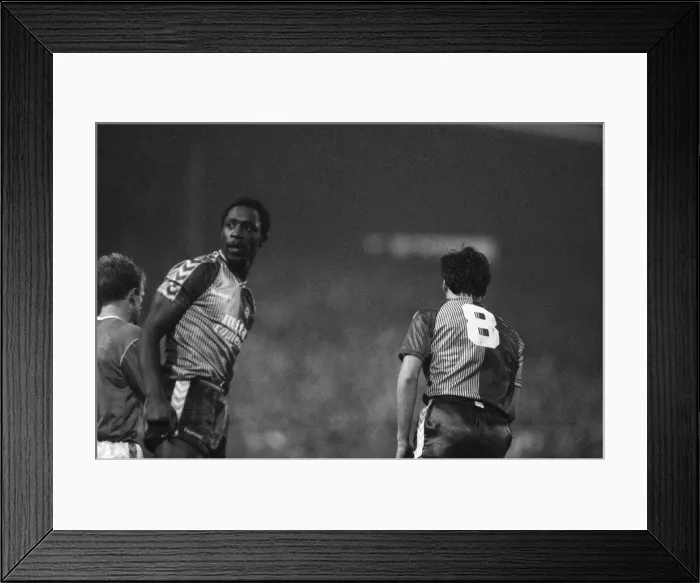 Framed Print : Birmingham City 1-2 Aston Villa, league division 2 match at St Andrews Framed Print : Birmingham City 1-2 Aston Villa, league division 2 match at St Andrews