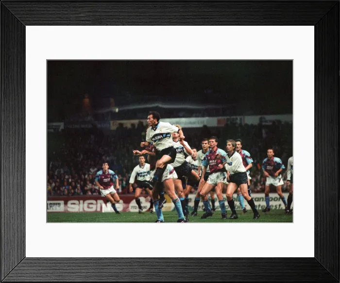 Framed Print : UEFA Cup 2nd round 1st leg match, Aston Villa 2 - 0 Inter Milan held at Villa Park Framed Print : UEFA Cup 2nd round 1st leg match, Aston Villa 2 - 0 Inter Milan held at Villa Park